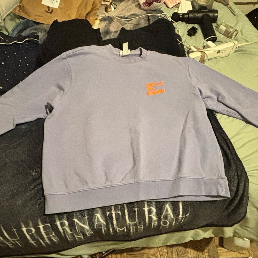 H&M Lavender Crewneck Sweater